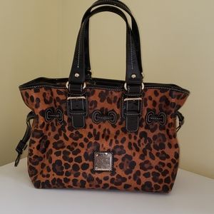 Dooney and Bourke leopard print bag.